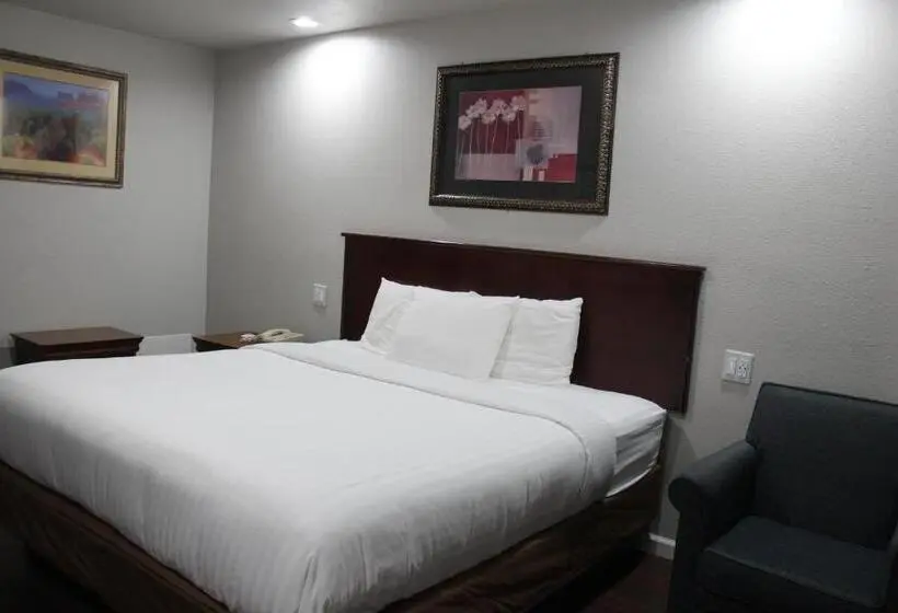 キングサイズベッドのスタンダードルーム, Thunderbird Motel Las Vegas/ New Mexico