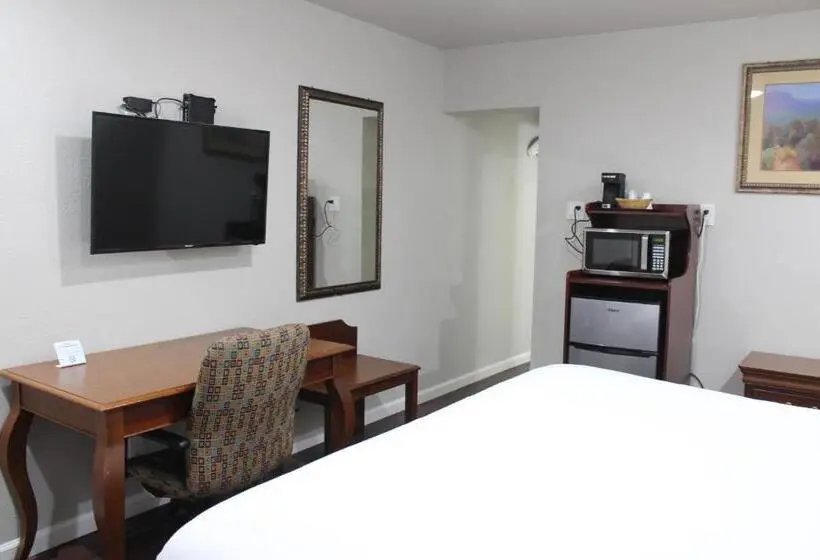 キングサイズベッドのスタンダードルーム, Thunderbird Motel Las Vegas/ New Mexico