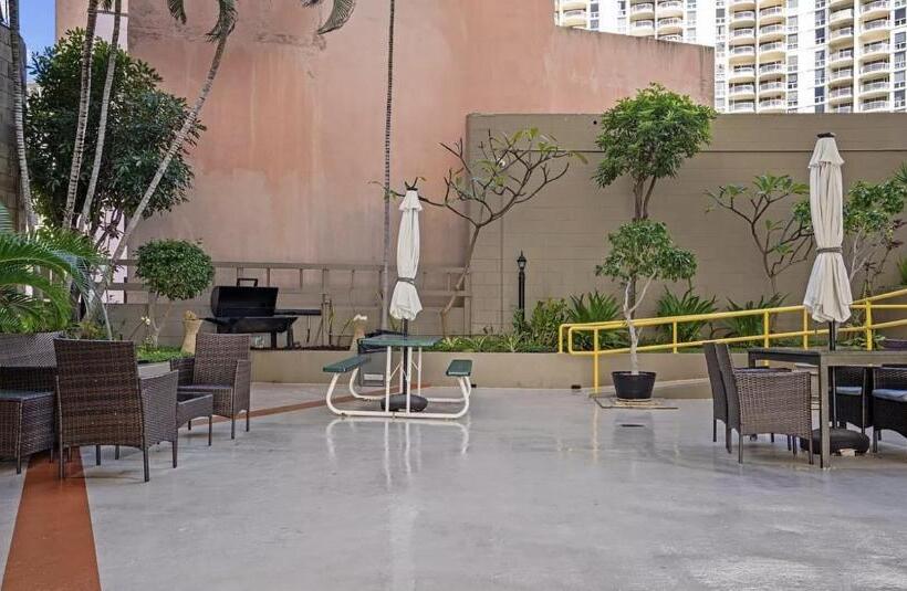 דירת חדר, Gem Of Waikiki At Inn On The Park