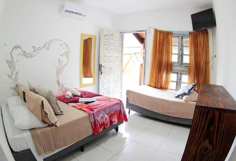 غرفة كومفورت ثلاثية, Pousada Oceano E Mar