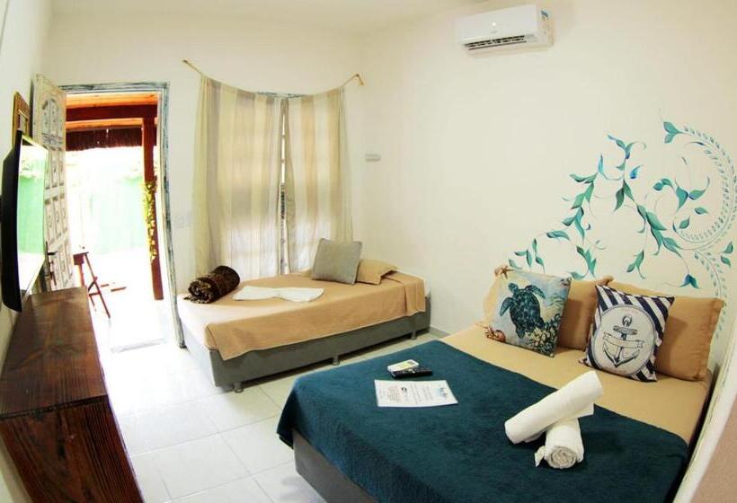 غرفة كومفورت ثلاثية, Pousada Oceano E Mar