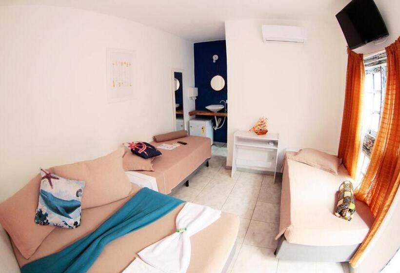 غرفة قياسية رباعية, Pousada Oceano E Mar