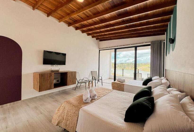 수피리어 트리플 룸, Viajero Guatapé Hostel & Lake Club