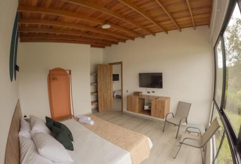 חדר סטנדרט לשלושה, Viajero Guatapé Hostel & Lake Club