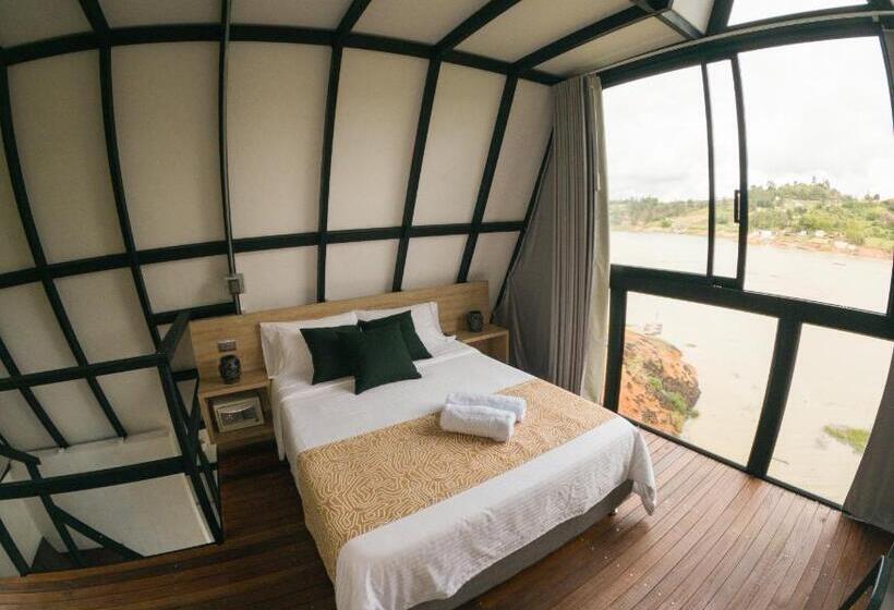 בקתת חדר, Viajero Guatapé Hostel & Lake Club