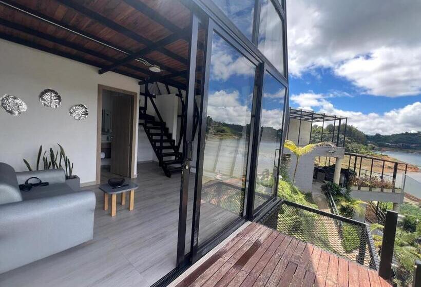 בקתת חדר, Viajero Guatapé Hostel & Lake Club