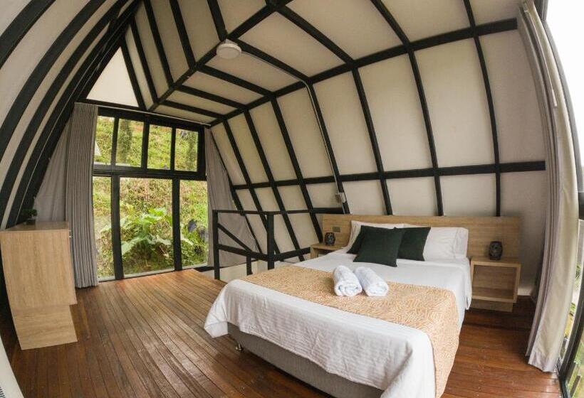 בקתת חדר, Viajero Guatapé Hostel & Lake Club