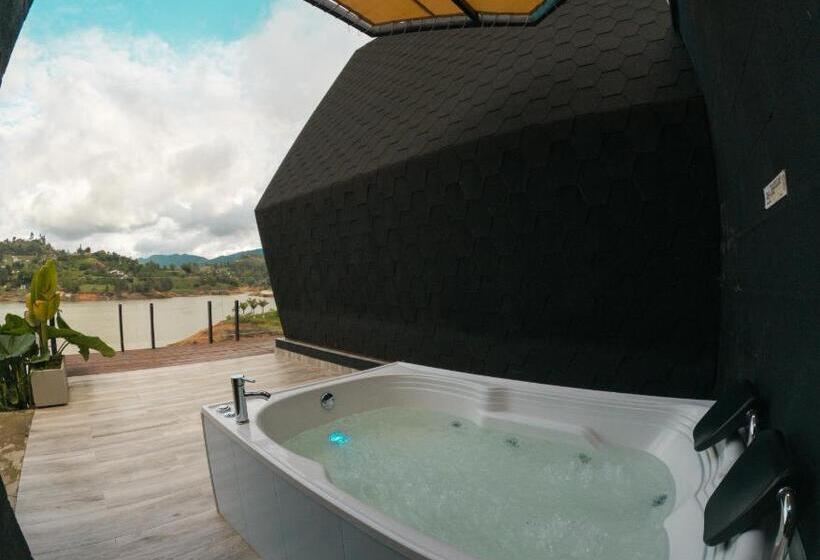 בקתת חדר, Viajero Guatapé Hostel & Lake Club