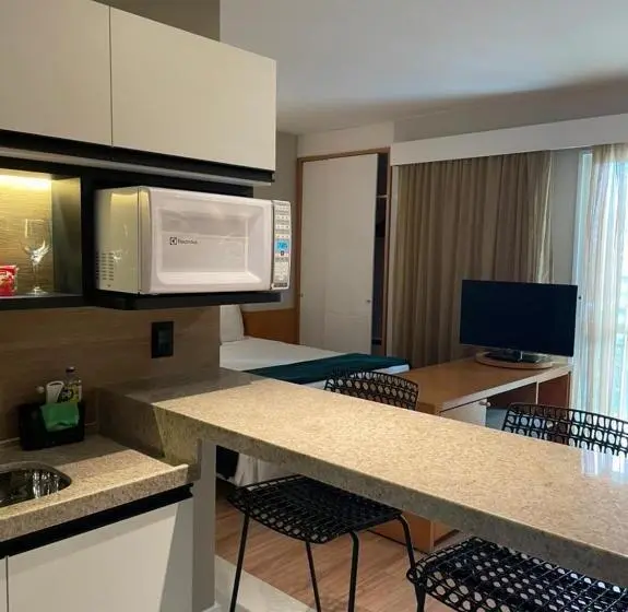 海の見える１ベッドルームアパートメント, Flat Praia Do Canto Iate Clube Long Stay