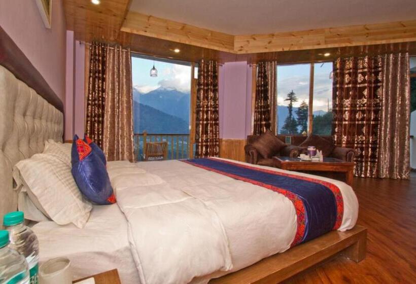 디럭스 룸, Goroomgo Hotel Bd Resort Manali   Excellent Stay With Family, Parking Facilities