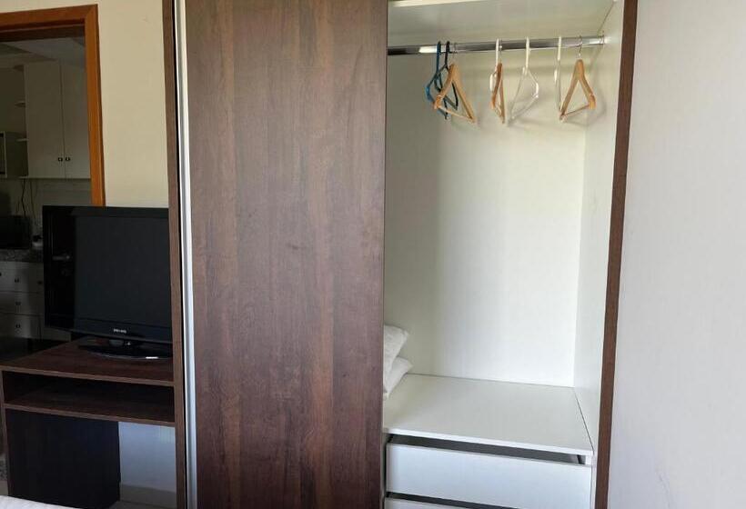 Apartamento 1 Quarto com Balcão, águas Da Serra Apart