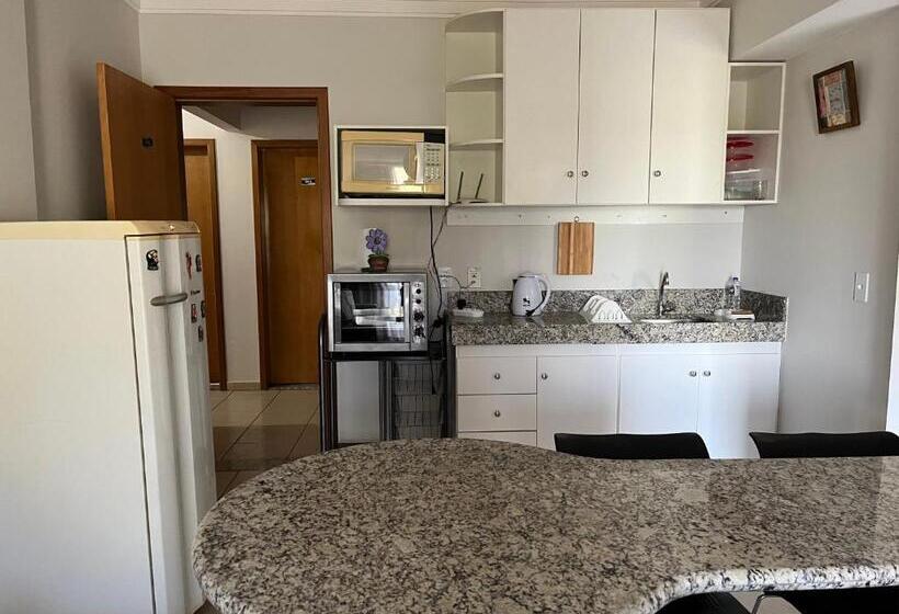 Apartamento 1 Quarto com Balcão, águas Da Serra Apart