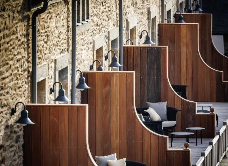 オーシャンビュースタンダードルームテラス付き, Domaine De Locguénolé & Spa Relais & Chateaux