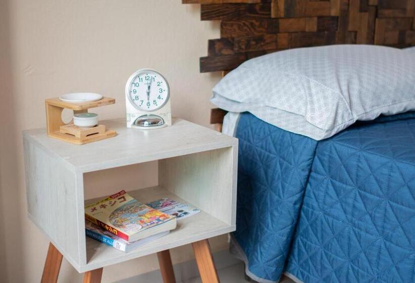 اتاق استاندارد با تخت بزرگ, Hostal Encounter Guanajuato