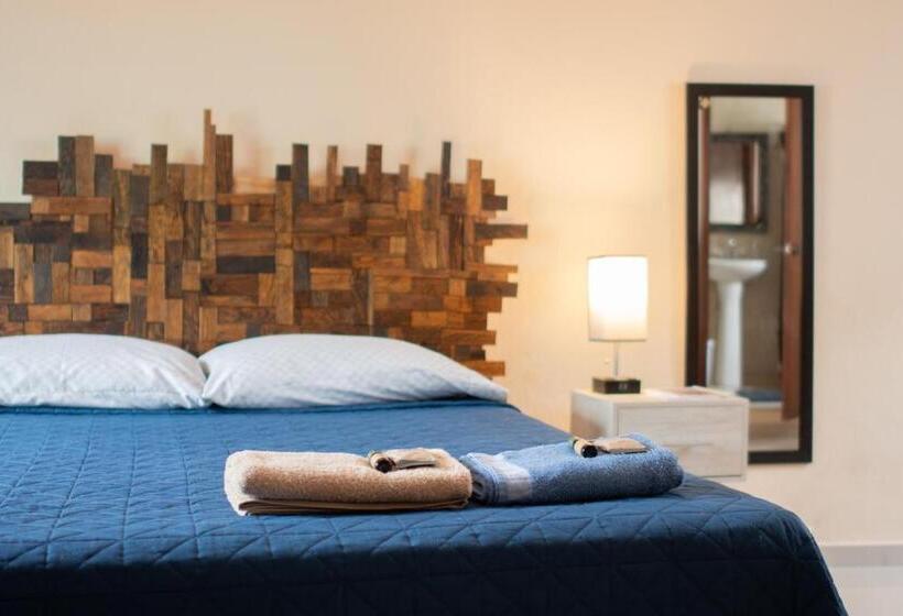 اتاق استاندارد با تخت بزرگ, Hostal Encounter Guanajuato