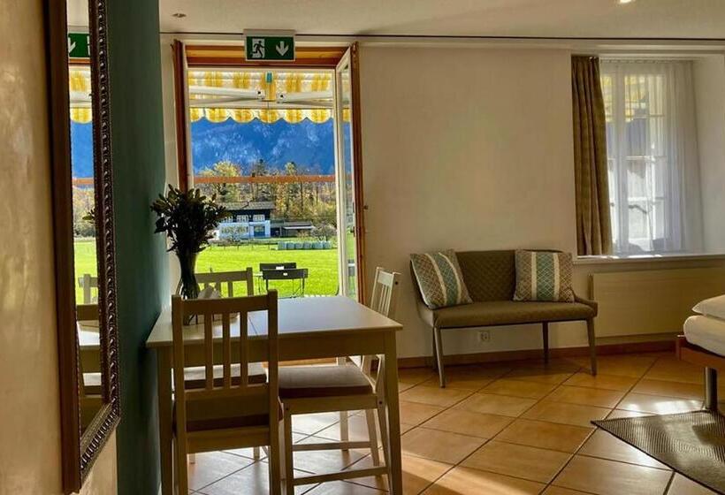 テラス付き１ベッドルームアパートメント, Alpenrose Beim Ballenberg