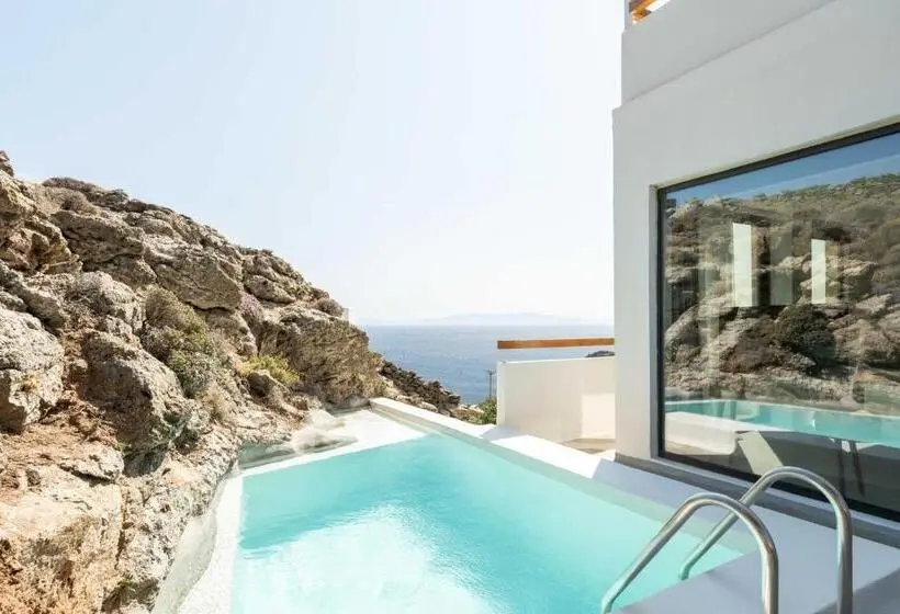 デラックススイート ビュー付き, Aura Villas Tinos