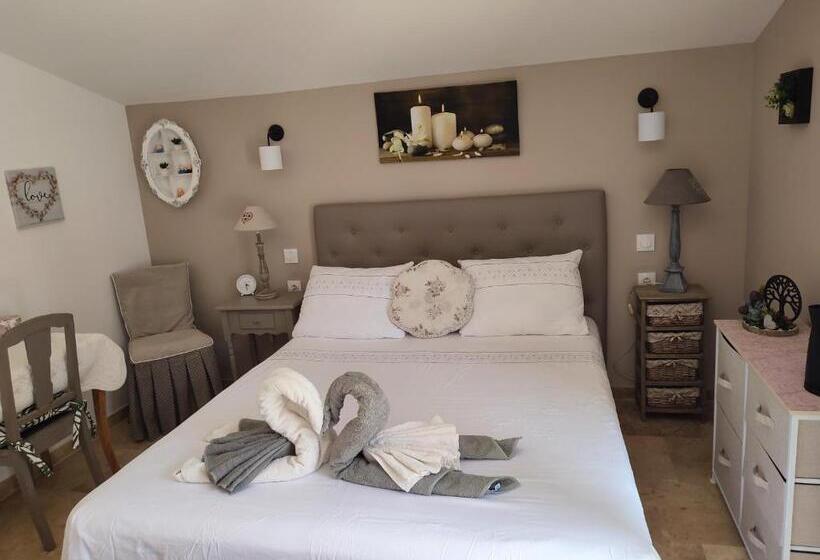 标准间, Chez Brigitte Chambre D Hôte Avec Cour Privative,piscine