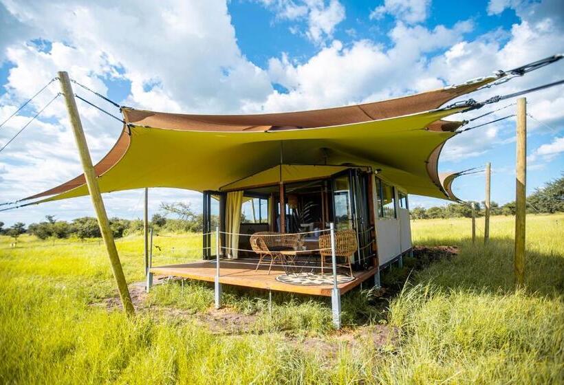 발코니 디럭스 룸, Escarpment Serengeti Luxury Camp