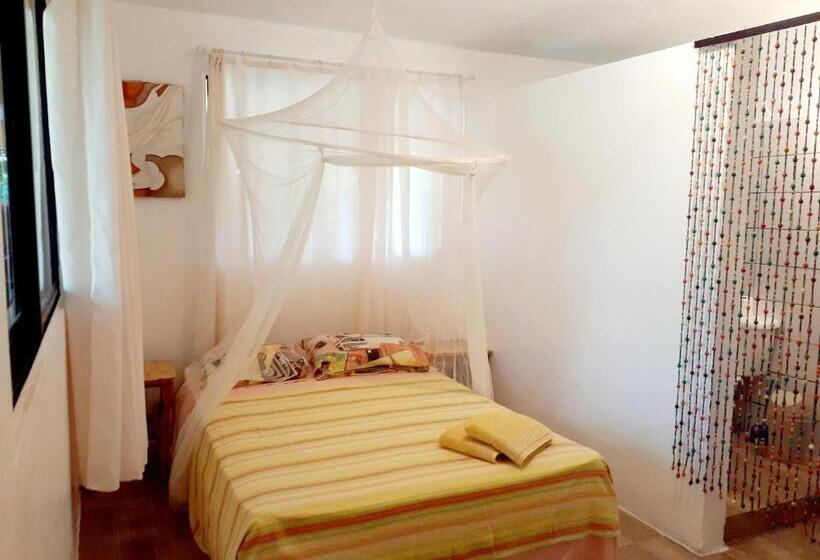 اتاق استاندارد با چشمانداز باغ, La Hacienda Hostel