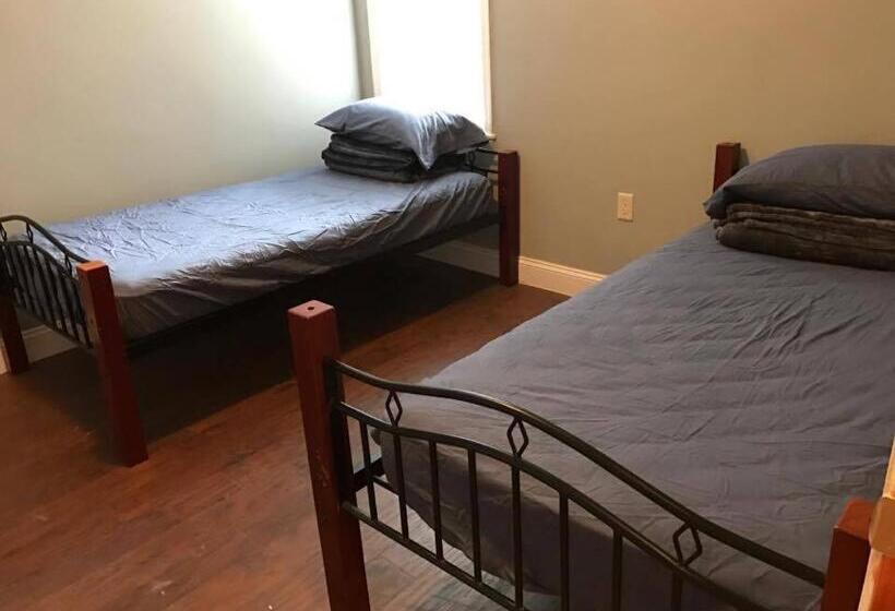 اتاق استاندارد با سرویس بهداشتی مشترک, 202 Private Room Double Twin Bed In Cohi Dc!