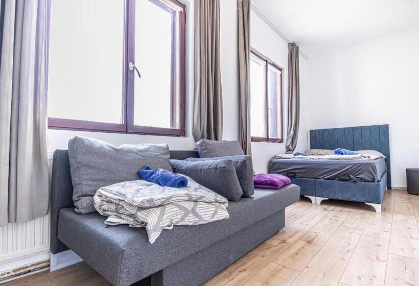 اتاق استاندارد سه تخته با سرویس بهداشتی مشترک, Comfy Rooms In Shared Villa With Terrace And Garden