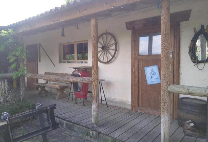 חדר סטנדרט עם טרסה, Charmantes Western Zimmer Mit Veranda Auf Dem Raihof