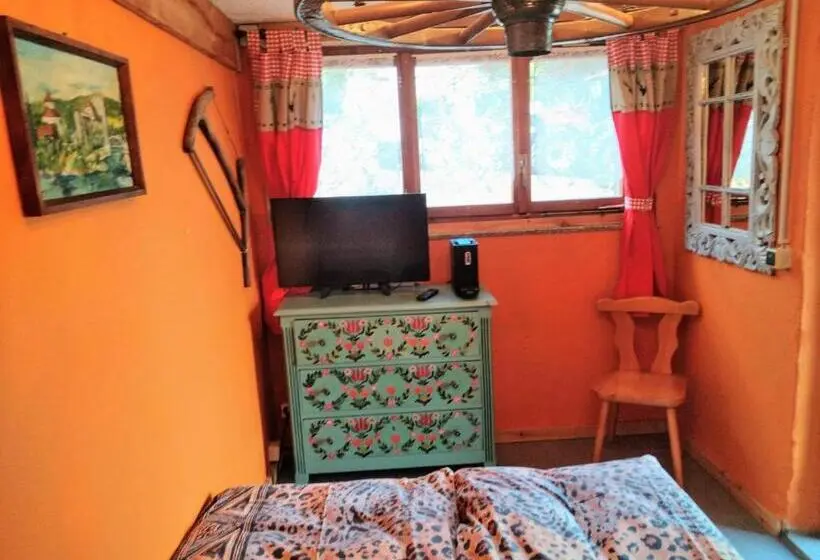 テラス付きスタンダードルーム, Charmantes Western Zimmer Mit Veranda Auf Dem Raihof