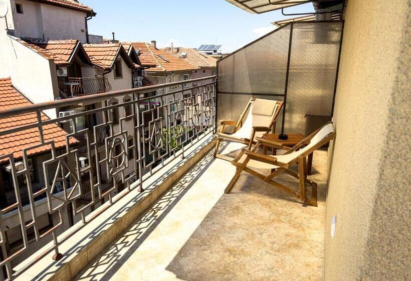 غرفة ديلوكس مطلّة علي البحر مزوَّدة بشُرفة, Sozopol Views