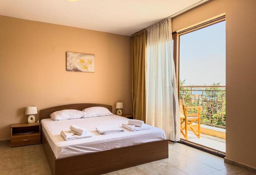 غرفة ديلوكس مطلّة علي البحر مزوَّدة بشُرفة, Sozopol Views