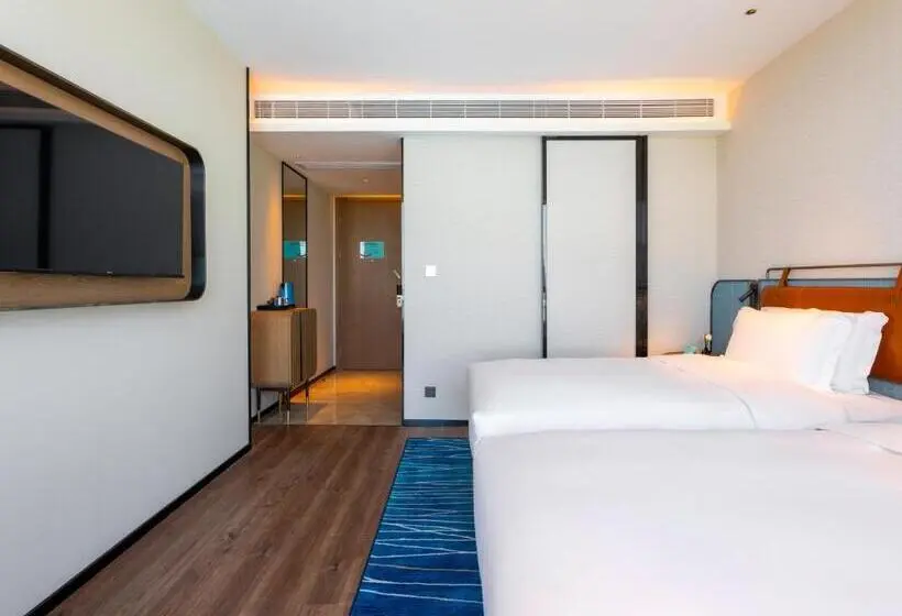Standard-huone Järvinäkymä, Echarm Hotel   Wuhan Jingkai Yongwang Sports Center