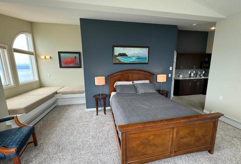 חדר דלוקס נוף לים, Sahhali On The Bluffs East Room