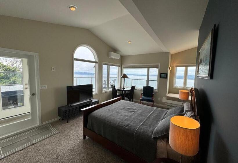 חדר דלוקס נוף לים, Sahhali On The Bluffs East Room