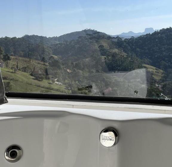 Domek 1 Sypialnia, Altos Da Mantiqueira Com Banheira De Hidro E Linda Vista