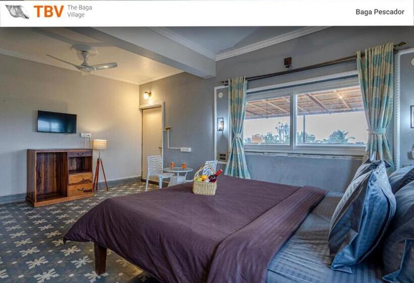 חדר דלוקס עם מרפסת, Beach Doorz Place Tbv