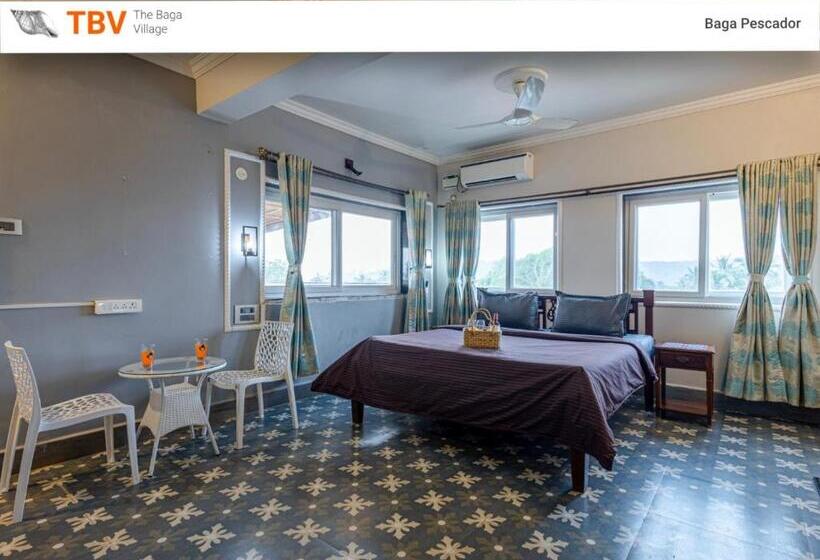 חדר דלוקס עם מרפסת, Beach Doorz Place Tbv