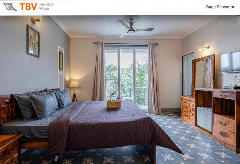 חדר דלוקס עם מרפסת, Beach Doorz Place Tbv