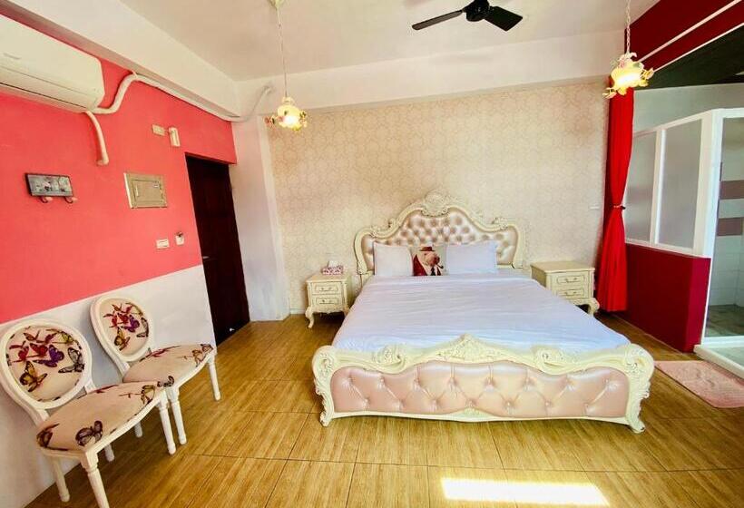 اتاق استاندارد با چشم‌انداز دریا, 綠島寧靜海潛水 城堡館 Twinkleocean Diving Hostel