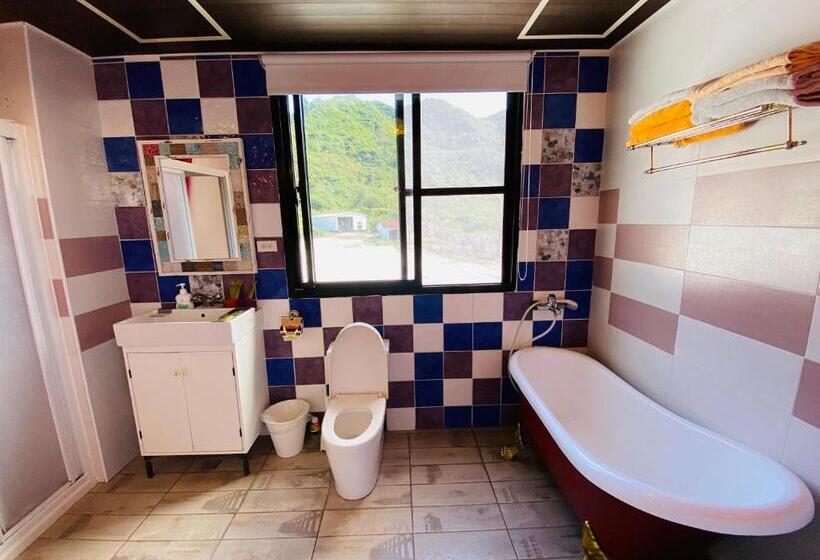 اتاق استاندارد با چشم‌انداز دریا, 綠島寧靜海潛水 城堡館 Twinkleocean Diving Hostel