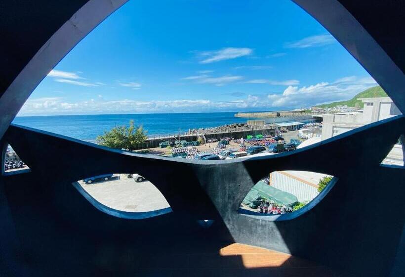 اتاق استاندارد چهار تخته با چشم‌انداز دریا, 綠島寧靜海潛水 城堡館 Twinkleocean Diving Hostel