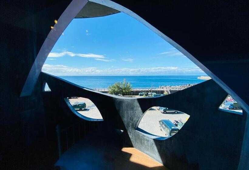 اتاق استاندارد چهار تخته با چشم‌انداز دریا, 綠島寧靜海潛水 城堡館 Twinkleocean Diving Hostel