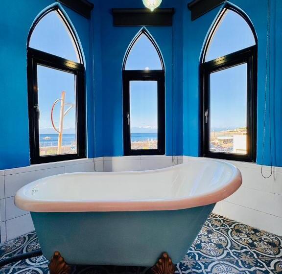 اتاق لوکس با چشم‌انداز دریا, 綠島寧靜海潛水 城堡館 Twinkleocean Diving Hostel