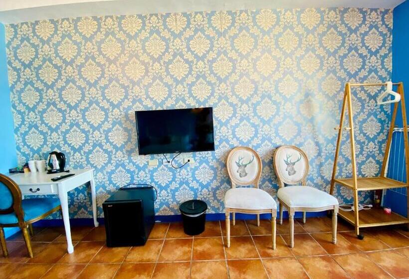 اتاق استاندارد چهار تخته با چشم‌انداز دریا, 綠島寧靜海潛水 城堡館 Twinkleocean Diving Hostel