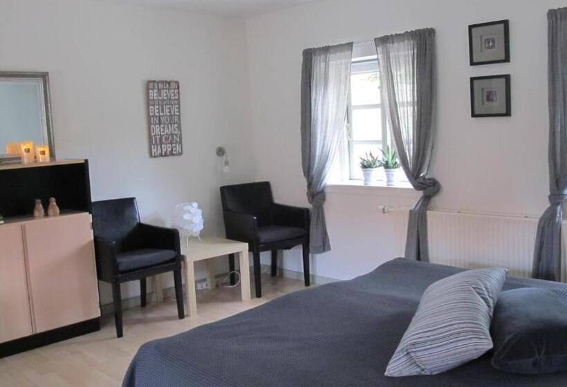 חדר משפחתי חדר אמבטיה משותף, Birkende Bed And Breakfast