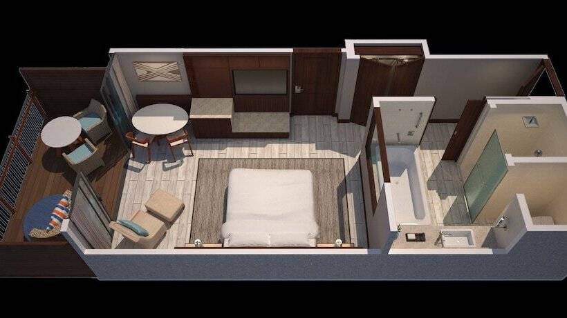 스탠다드 룸 더블 침대 2개, Fiji Marriott Resort Momi Bay