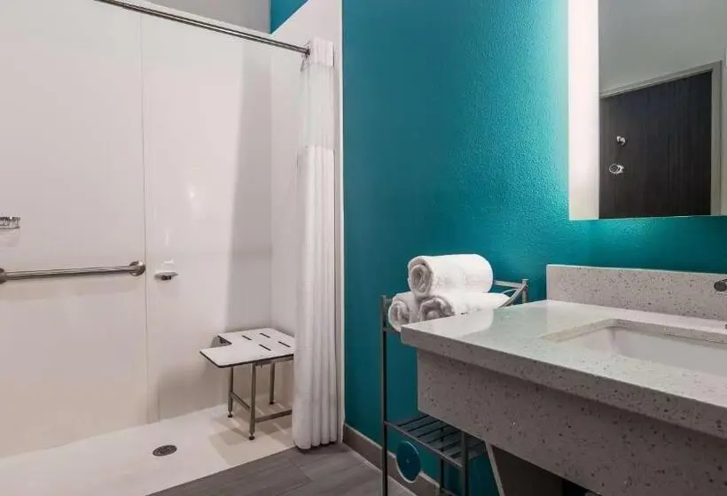 身障者適用クイーンサイズベッドルーム, Best Western Plus Ruston