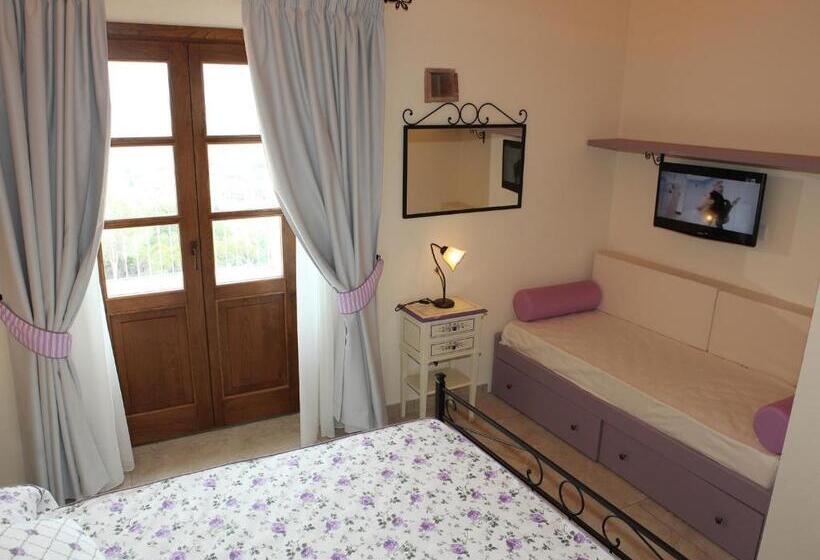 غرفة ديلوكس ثلاثية مطلة على البحر, Villa Alba