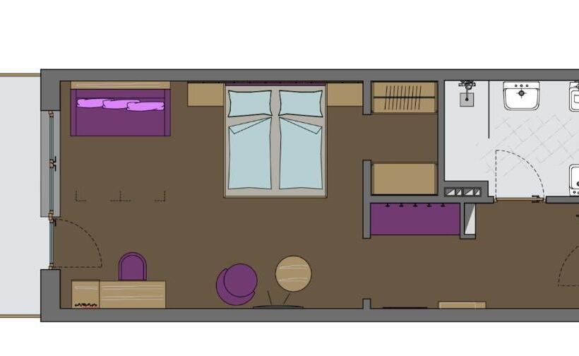 جناح مطلّ علي الحديقة, Familienhotel Viktoria