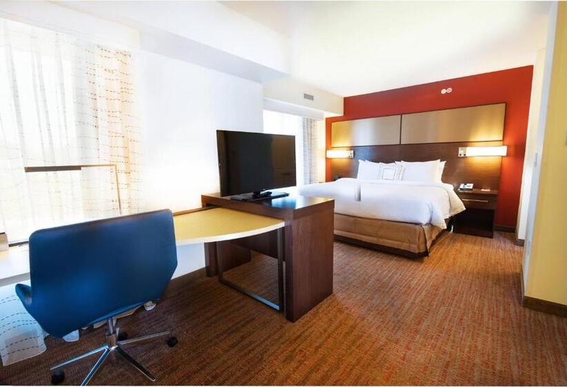 带大床的标准工作室, Residence Inn By Marriott Columbia West/lexington