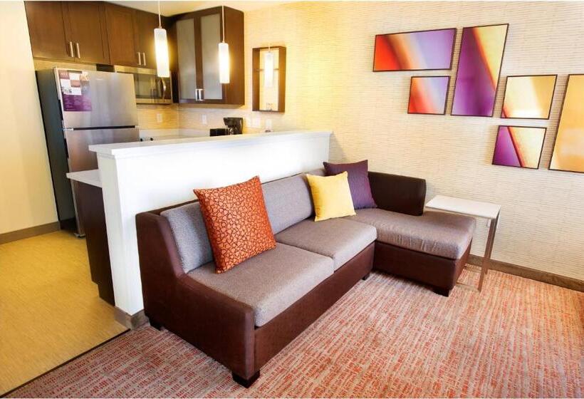 带大床的标准工作室, Residence Inn By Marriott Columbia West/lexington